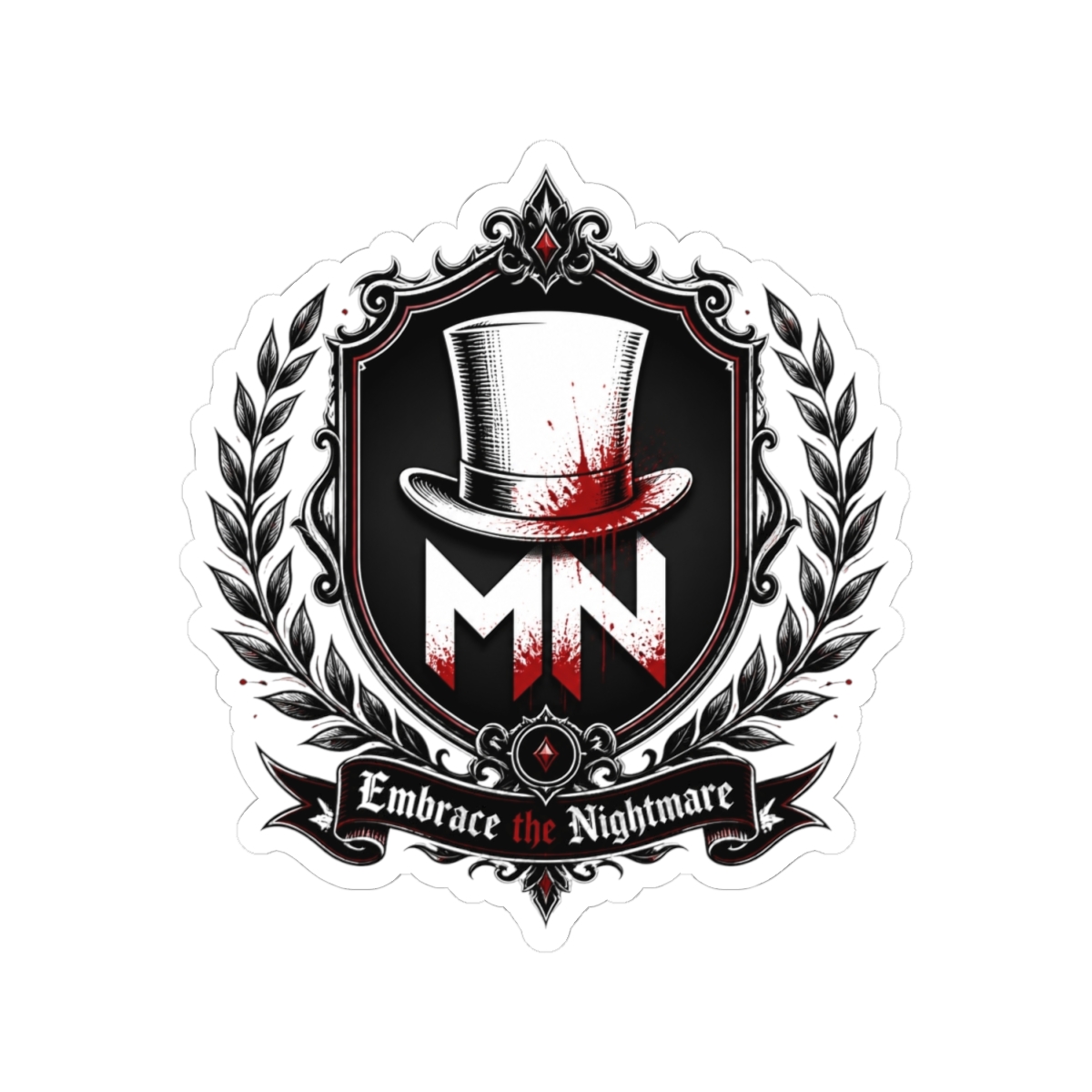 MrNightmare "Embrace the Nightmare" Sticker - alternate angle 5, merchandise
