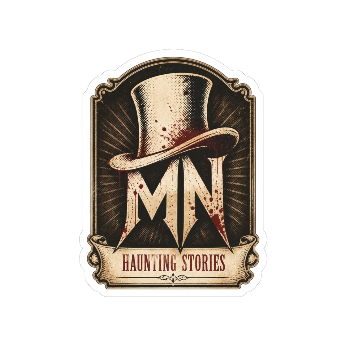 MrNightmare "Haunting Stories" Sticker - alternate angle 3, merchandise