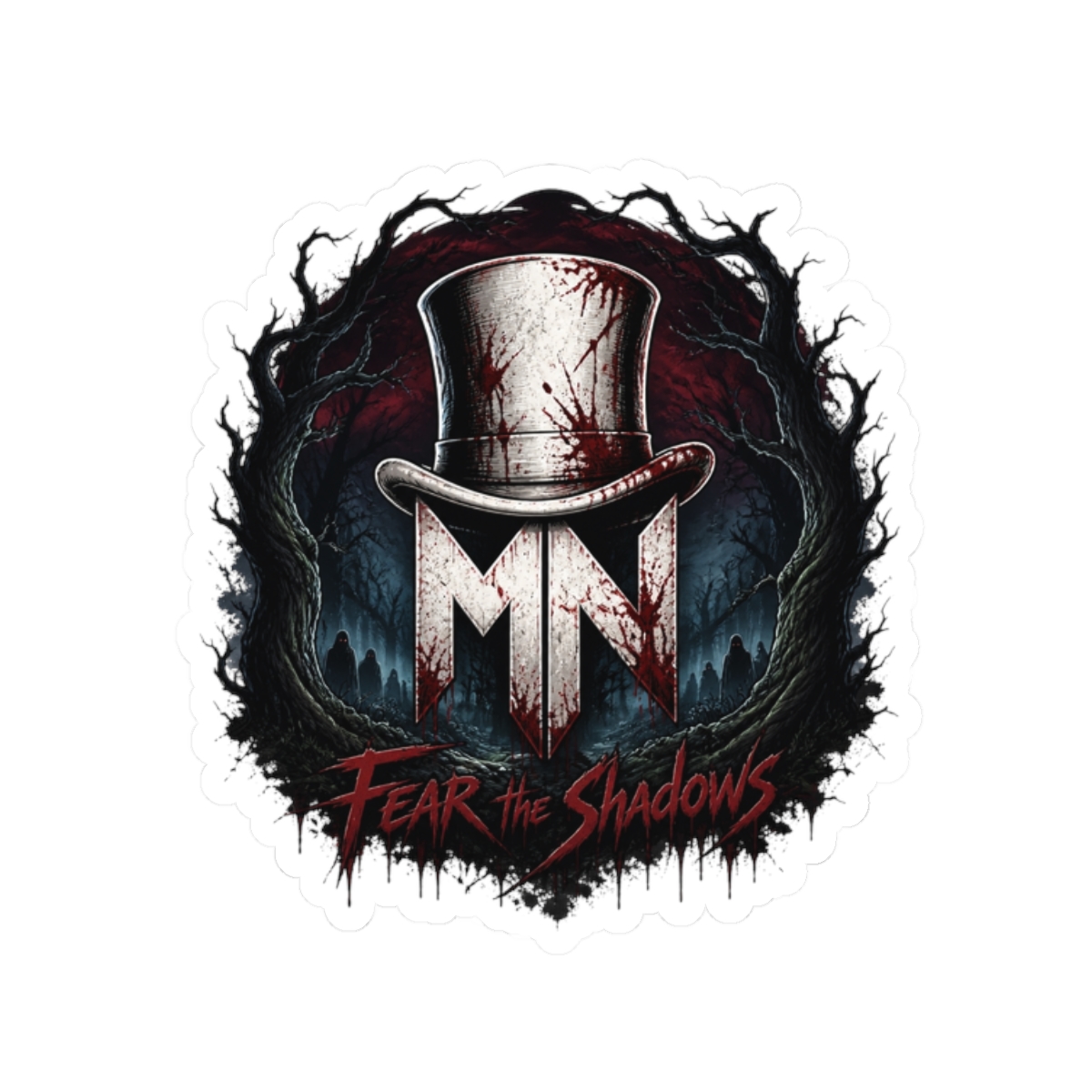 MrNightmare "Fear the Shadows" Sticker - Official Stickers merchandise